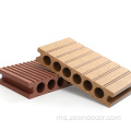 Plank Plastik Komposit Kayu Lantai WPC Decking Komposit